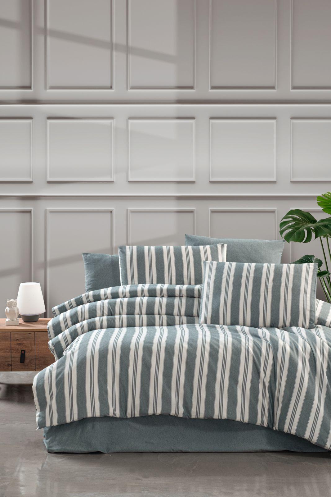 Barem Tekstil - İplikten Boyalı Nevresim Takımı